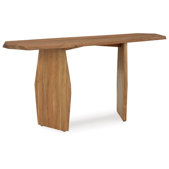 Signature Design by Ashley Holward Contemporary Console Sofa Table, Natural Brown