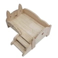 thumbnail image 1 of Wooden Play Bed for Dolls DIY Mini Play Bed for Dolls (Bunny), 1 of 5