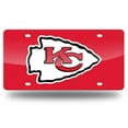thumbnail image 1 of Kansas City Chiefs Red Laser License Plate, 1 of 2