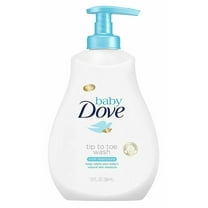 Baby Dove Tip to Toe Wash, Rich Moisture 13 oz (Pack of 6)