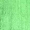 thumbnail image 1 of Ahgly Company Indoor Square Solid Emerald Green Modern Area Rugs, 4' Square, 1 of 4