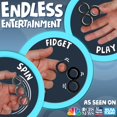 thumbnail image 2 of Anillos magnéticos Fidget Toy BUNMO negros para adultos y adolescentes, 2 of 6