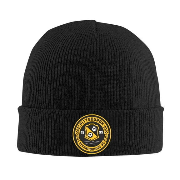 Pittsburgh Riverhounds Sc Knitted Winter Beanie Warm Acrylic Hat