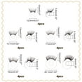 thumbnail image 2 of 20pcs Safety Eyelashes 5Sizes Eyelashes for Doll Making Eye Make Up Accessories Crafts Eyelashes Plastic Stuffed Crochet Eye Lashes, 2 of 9