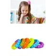 thumbnail image 2 of 2 Pcs Pops Bubble Simple Dimple Toy Fidget Colorful Silicone Bracelet Anxiety Sensory Band, Luminous Yellow Bracelet, 2 of 7