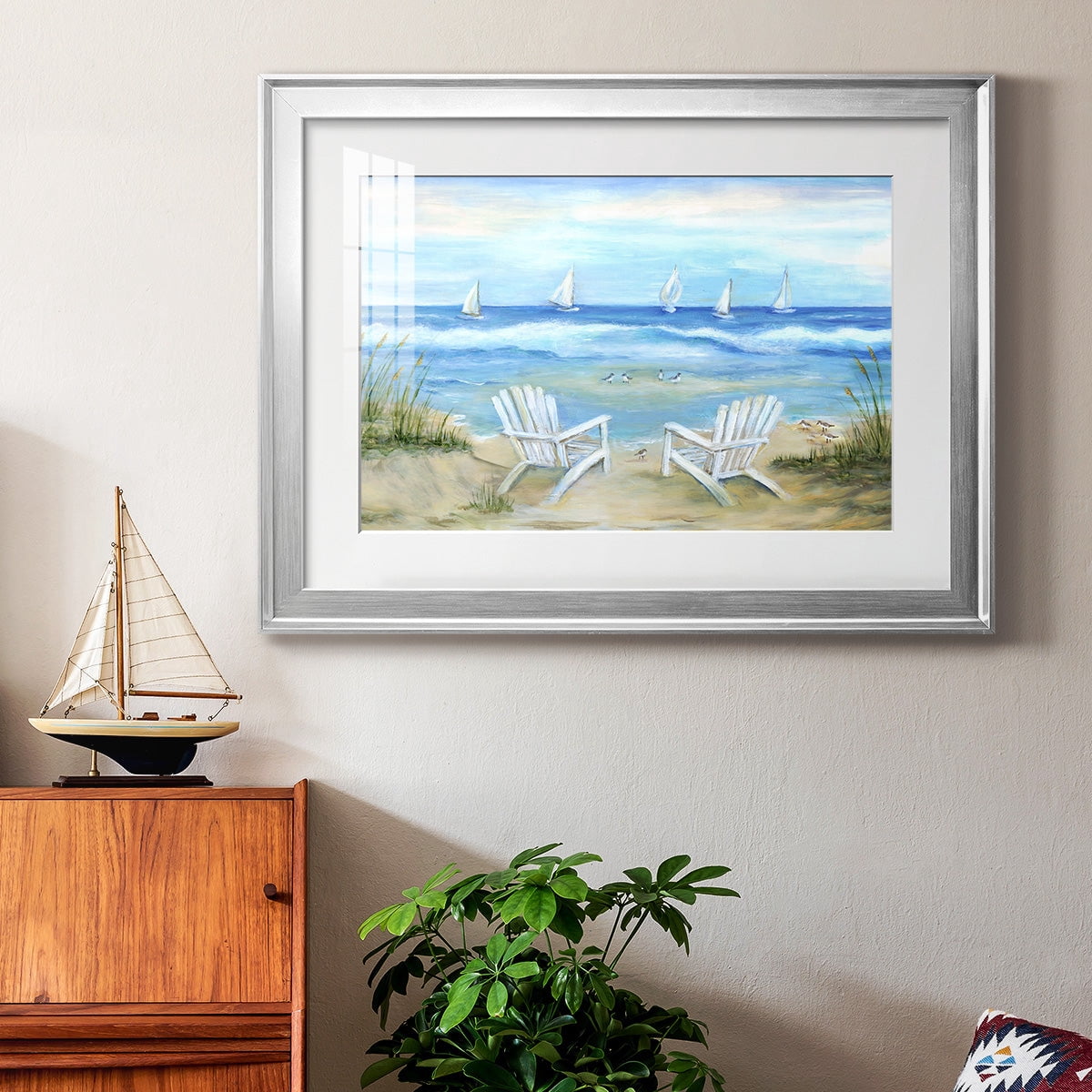 Seaside Escape Premium Framed Print - Ready to Hang