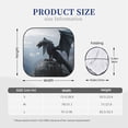 thumbnail image 3 of Haiem Valley Gray Dragon Car Windshield Sun Shade (2 Pieces) Foldable Windshield Sun Shade Car Accessories for Truck SUV Pickup-Small, 3 of 7