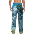 thumbnail image 6 of Mens Pajama Pants, Cracked Earth Head Tree Soft Sleep & Lounge Pants for Men, Cuteness Casual PJ Bottoms Pants with Pockets, 6 of 7