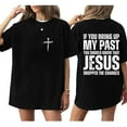 thumbnail image 2 of Unisex Christian Graphic T-Shirt, “Jesus Dropped the Charges” Double-Sided Faith Tee, Cotton Street Style Crew Neck Shirt, Sizes S–5XL, 2 of 7