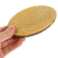 thumbnail image 3 of IDEANATEGRATE Round Display Stand Beige 5.6X3.3X0.7In for Wood Discs, 3 of 8