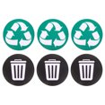 thumbnail image 4 of 6 Pcs Autocollants de Classification des Déchets Autocollants de Recyclage Autocollants de Poubelle, 4 of 8