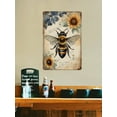 thumbnail image 5 of Retro Bee Aluminum Sign 8x12 Inches - Honeybee Rustic Wall Plaque, Apiary Decor, Cottagecore Farmhouse Accent, Vintage Beekeeper Gift, 5 of 8