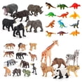 thumbnail image 2 of Figuras de Animal Crossing, conjunto de animales marinos, insectos, reptiles, koalas, leones, tigres, dinosaurios, juguetes para niños, figuras de animales, figuras de acción, 2 of 5