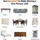 thumbnail image 5 of Toboganes reutilizables para muebles pesados – Deslizadores de superficies múltiples para alfombras – Mudanzas de muebles Pisos de madera dura, mueva sus muebles fácilmente, 5 of 5