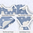 thumbnail image 3 of Northern Bear Snow Flower Baby Bodysuits 100% Cotton Short Sleeve for 0-24 Months Baby Golf Outfit 6Months, 3 of 6