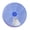 Blue, variant on Rotating Round Daily Pill Organizer with Independent Lids for Travel and Home Medication Storage