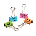 thumbnail image 1 of 80pcs Binder Clips Smile Face File Paper Clip for Home School Office (Mixed Color), 1 of 9