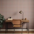 thumbnail image 3 of S4Sassy Plaid Print Wallpaper - Orange Wall Covering, 25" X 240" Self-Adhesive Textured Vinyl Walls Paper, Decorative Wallwrap, Easy Diy Walls Covering For Bedroom, Living Room, Living Space, 3 of 7