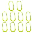 thumbnail image 2 of AMLESO 10 Pcs Plastic U Shape Zip Puller Strong Zipper Pull Cord Fluorescent Green, 2 of 8