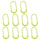 thumbnail image 2 of 10 cremalleras en U, extensor de cremallera, repuesto para ropa, mochilas, bolsas de viaje, verde fluorescente, 2 of 9