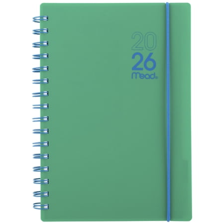 Mead Color Pop 2026 Weekly Planner, Mystic Green, 5.5" x 8.5"