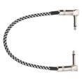 thumbnail image 4 of 11.8in Instrument Instrument Cable Guitar Cable Cable Weave Copper Pedal Cable Patch Leads with  Manufacturing Quality and Ultra Low Capacitance, 4 of 7