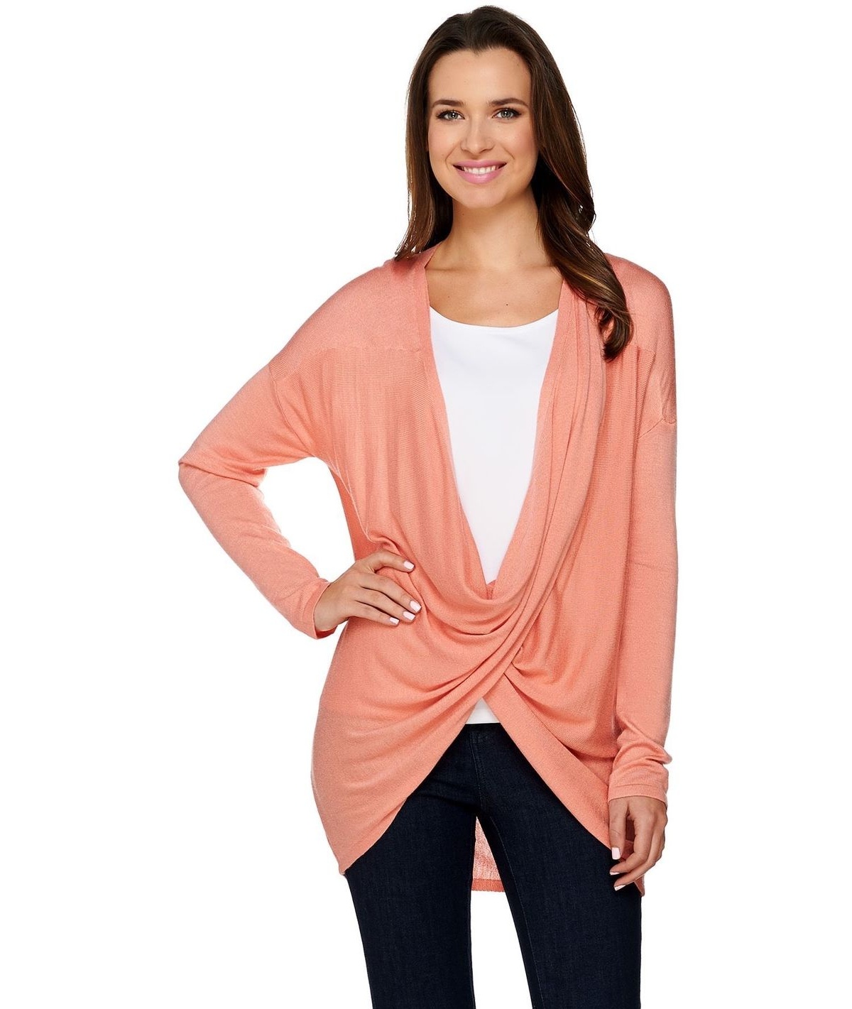 preemie crossover cardigan