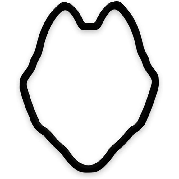 Husky Cookie Cutter with Easy Push Design