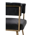 thumbnail image 4 of TOV Furniture Astrid Grey Velvet Chair, 4 of 7