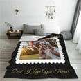 thumbnail image 6 of Personalized Christmas Birthday Gifts for Mom from Daughter Son Kids Custom Throw Picture Blanket Customized Blanket with Photos for Women, Grandma, Mother in Law 40"X50", 6 of 6