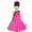 #0068-Hot Pink, variant on Favoffer Flower Girl Sequin Dress Kids Party Birthday Christmas Dresses Pageant Ball Gown Mesh Puff Skirt Formal Performance Outfit Toddelr 3-15Y