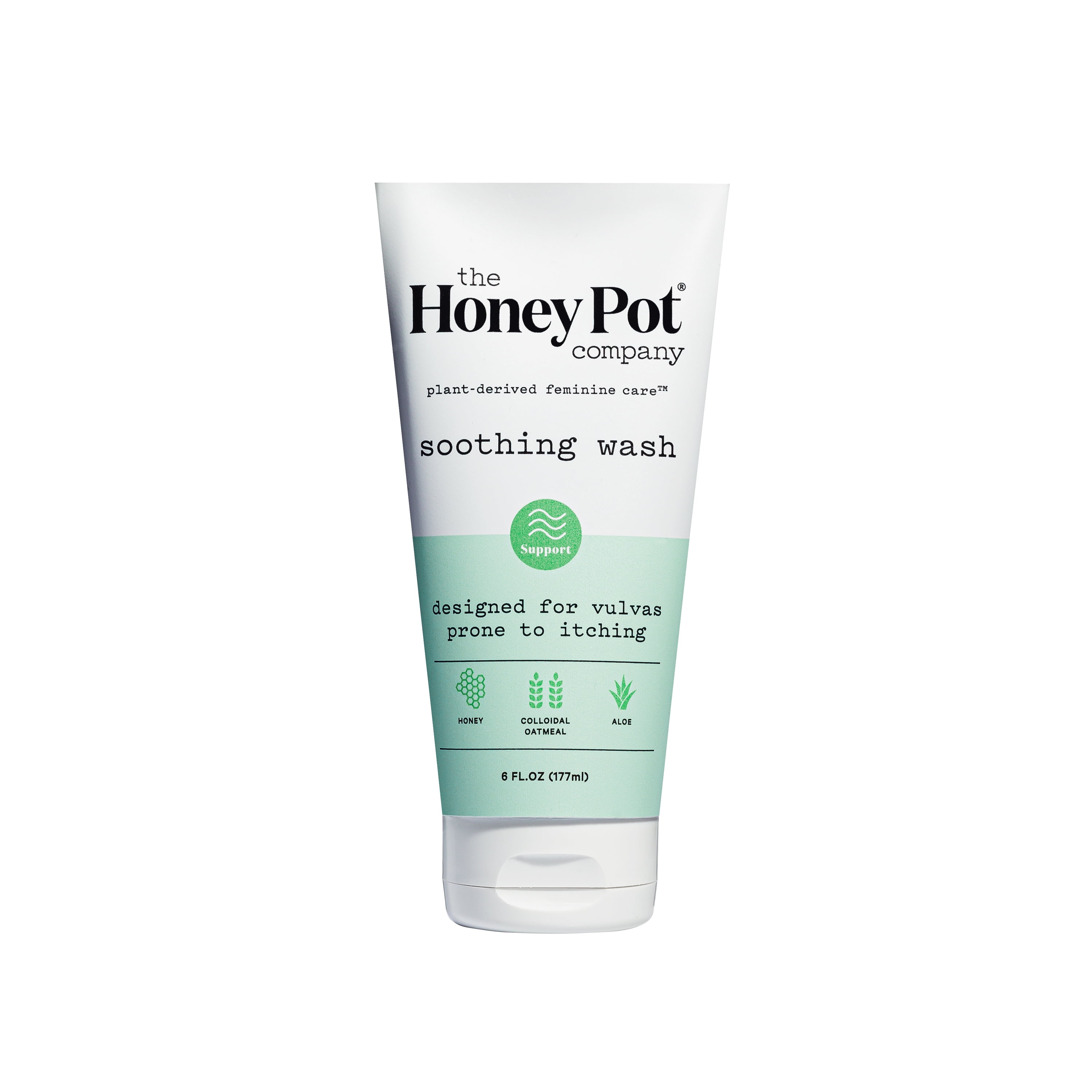 The Honey Pot Company, Soothing Colloidal Oatmeal Wash, 6 fl. oz.