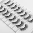 thumbnail image 5 of Lashes False Eyelashes - Eye Lashes Mink Lashes 5 Pairs 6D Lashes Pack Fluffy Lashes Fake Eye Lashes Natural Look Wispy Eyelashes Strip Lash Faux False Eyelashes Extensions Kit | 001-15mm, 5 of 14