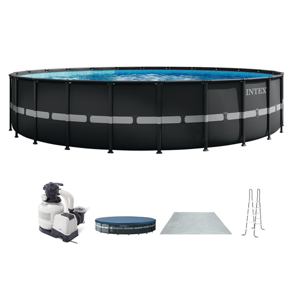 INTEX 26339EP Ultra XTR 24' x 52" Round Frame Above Ground Swimming Pool Set with Pump