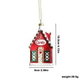 RAYGUYU Christmas Paint Shaped Pendant Christmas Car home Snowman