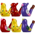 thumbnail image 1 of HLONK Ceramic Bird Whistles for Kids Playing with Assorted Colors and Fun Designs 6 Pieces, 1 of 1