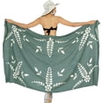 thumbnail image 3 of HAPPY BAY Women's Beachwear Summer Bikini Wraps Sarong Swim Cover up Wrap Skirt Swimwear Swimsuit Beach Coverups for Women One Size Navy, Tie Dye, 3 of 5