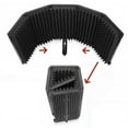 thumbnail image 6 of Adjustable 5 Panel Microphone Isolation Shield Foldable Studio Recording Mic Filter Mic Sponge Soundproof Shield,1 * Soundproof cotton screen,Black, 6 of 7