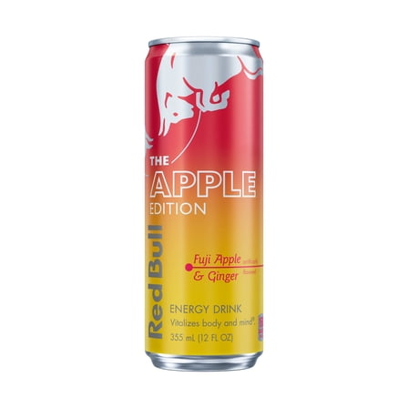 Red Bull, Energy Drink, Fuji Apple and Ginger, 8.4 fl oz - Walmart.com