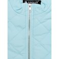 thumbnail image 2 of Día de San Patricio Chaleco Acolchado Ligero Con Cremallera Y Cuello Alto Para Mujer Bebe azul XS, 2 of 6