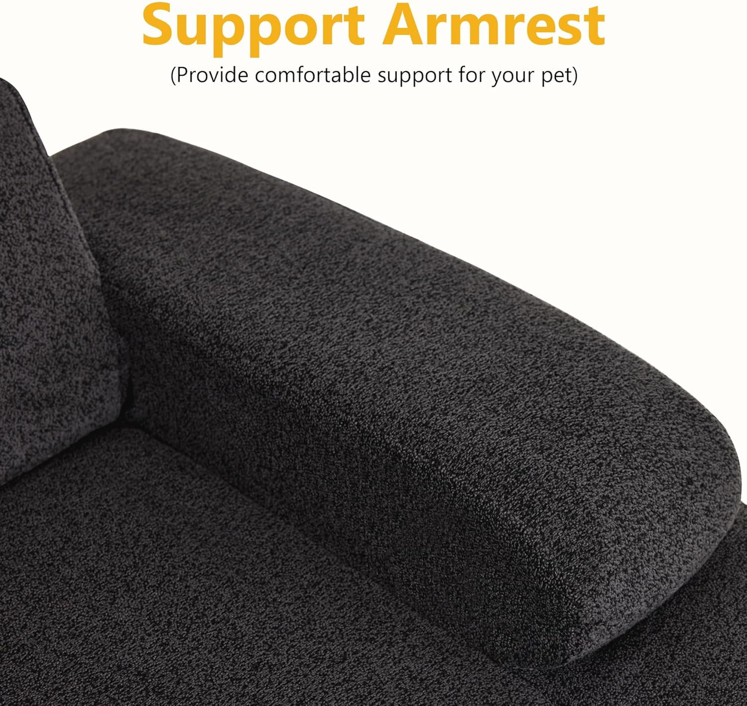 Lovupet Dog Sofa Bed for Large Breed, Dog Couch Sleeping Bed with Anti-Slip Bottom, PS579