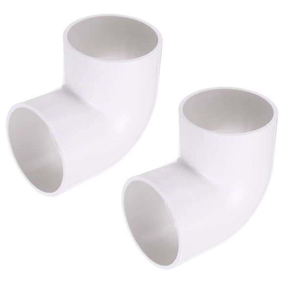 Uxcell Duct Connector, Plastic Dryer Hose Connector Pipe Fitting Adapter Coupling for Vent Hose 5" White