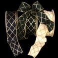thumbnail image 2 of The Ribbon People Hunter Green Velvet Diamond Jubilee Wired Craft Ribbon 2" x 40 Yards, 2 of 2
