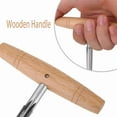 thumbnail image 4 of ESCORIADOR DE ACERO INOXIDABLE, HERRAMIENTA DE RARACION LUTHIER CON DE PARUJEROS DE CLAVIJA DE VIOLÍS 3/4 4/4, 4 of 7