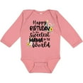 thumbnail image 3 of Inktastic Happy Birthday to the Sweetest Mama in the World Girls Long Sleeve Baby Bodysuit, 3 of 5