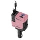 thumbnail image 2 of Adaptador Mechero Coche Cargador 120W 4 en 1 USB Retráctil Tipo C () Rosa, 2 of 9