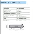 thumbnail image 2 of TECHTONGDA Ultrafiltration Membrane Filter PVDF Ultrafiltration Membrane Washable Water Purifier 2000L/H 304 Stainless Steel, 2 of 12