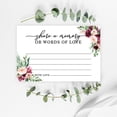 thumbnail image 2 of Koyal Wholesale Share a Memory Cards, Burgundy Fall Florals Cards for Wedding, Life Memories, 4" x 6", 52-Pk, 2 of 5