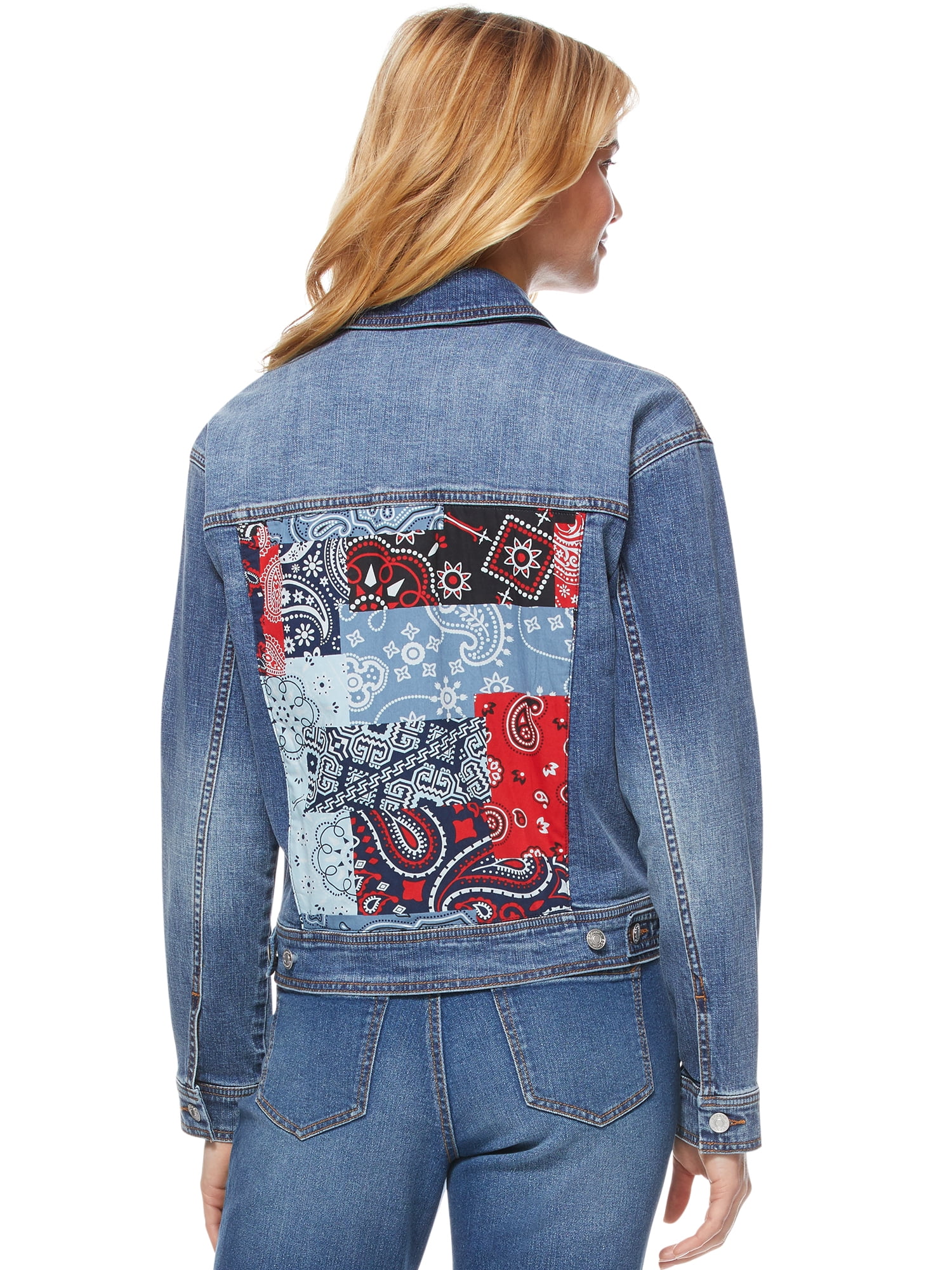 Scoop Vintage Bandana Patch Jacket 