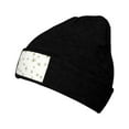 thumbnail image 1 of ZICANCN Bees Design Nature Tuque en Tricot, Bonnet d'Hiver Doux et Chaud Classique pour Hommes Femmes, Noir, 1 of 6